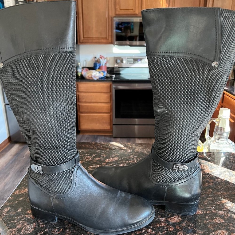 Blondo waterproof black mid calf boot, size 12
